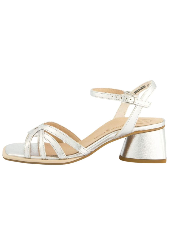 Sandalen Paul Green Sandalen Lederimitat Metallic Silver