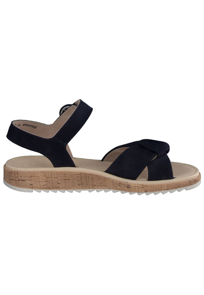 Paul Green Sandalen Veloursleder Blau