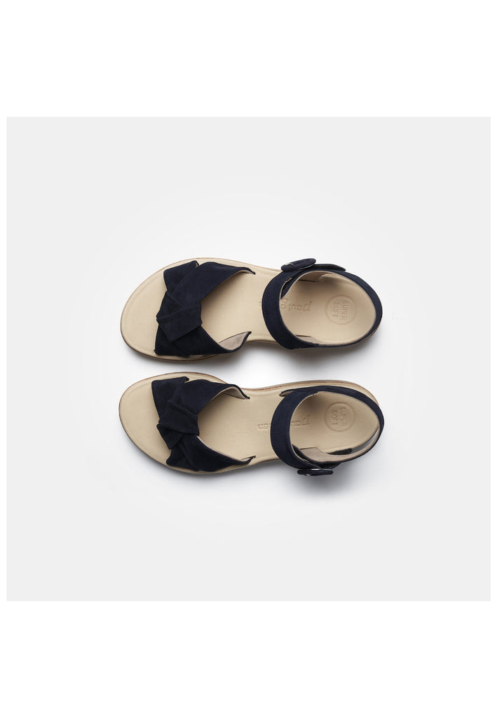 Paul Green Sandalen Veloursleder Blau