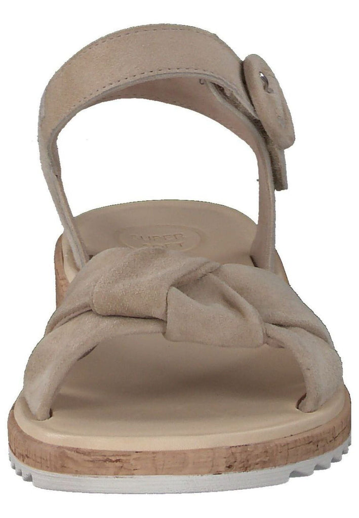 Paul Green Sandalen Veloursleder Champagne