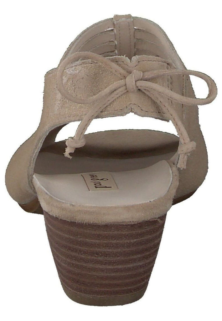 Paul Green Sandalen Veloursleder Champagne