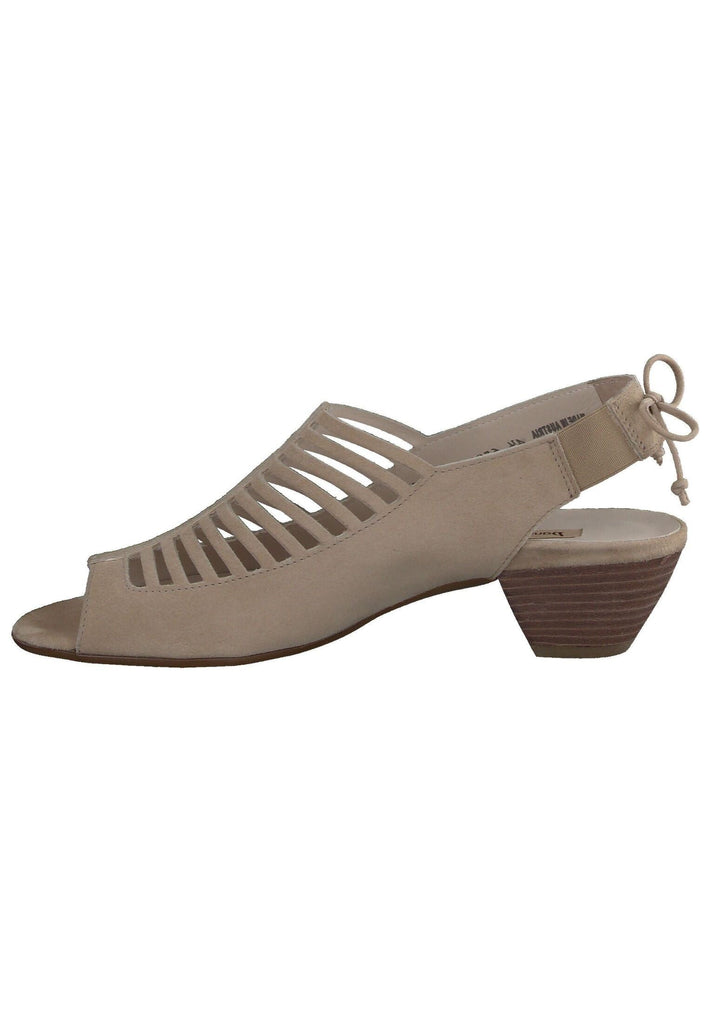 Paul Green Sandalen Veloursleder Champagne