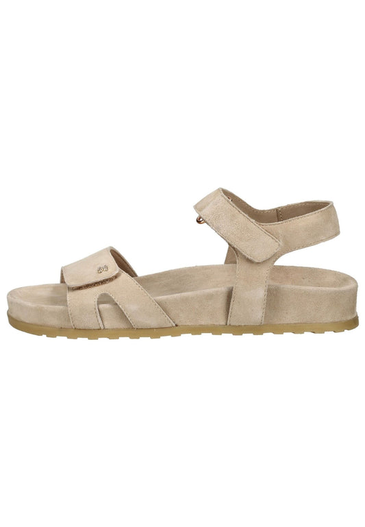 Paul Green Sandalen Veloursleder Creme