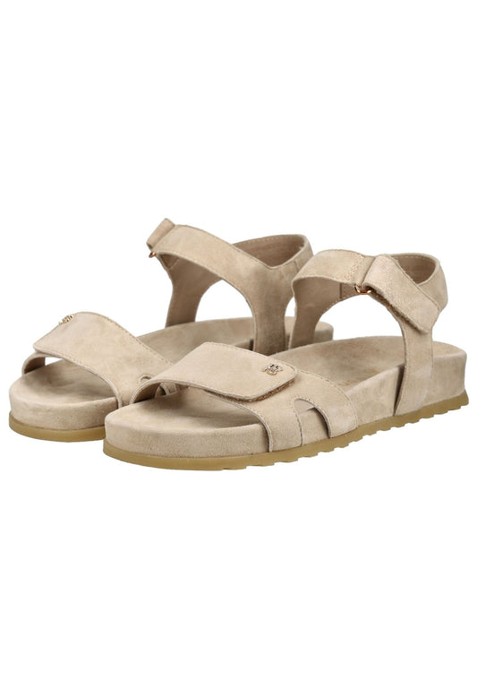 Paul Green Sandalen Veloursleder Creme