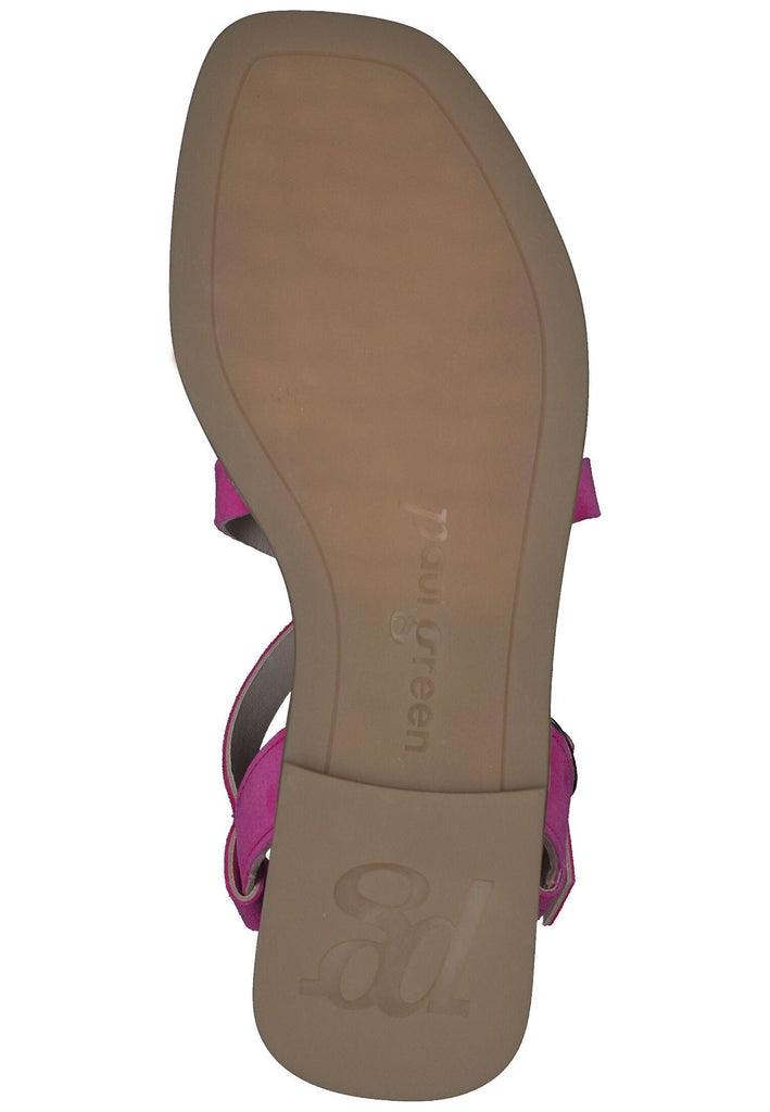 Paul Green Sandalen Veloursleder Pink