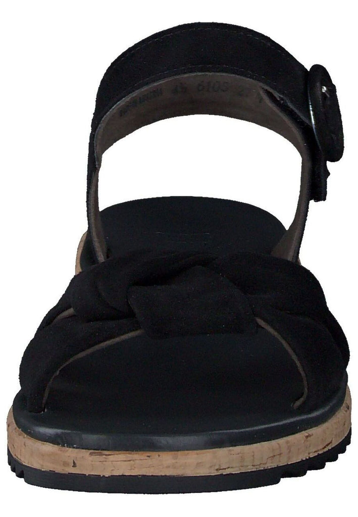 Paul Green Sandalen Veloursleder Schwarz