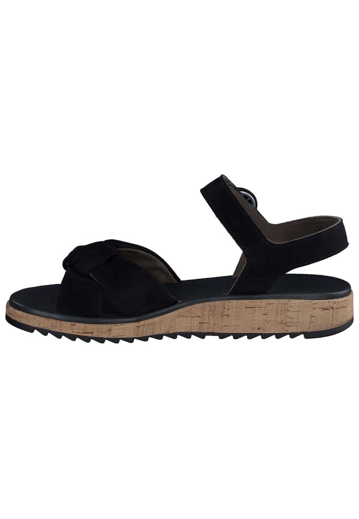 Paul Green Sandalen Veloursleder Schwarz