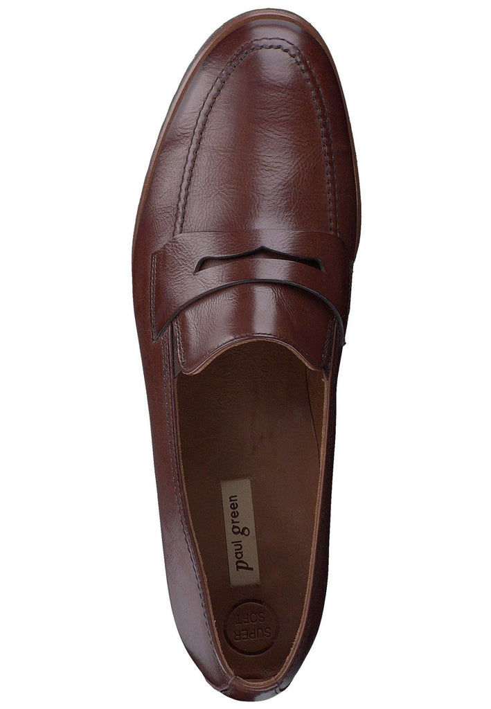 Paul Green Slipper Glattleder Braun