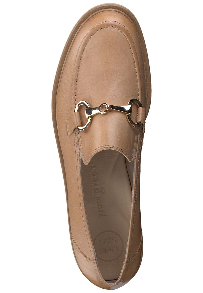Paul Green Slipper Glattleder Camel