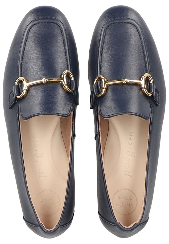 Paul Green Slipper Glattleder Dunkelblau