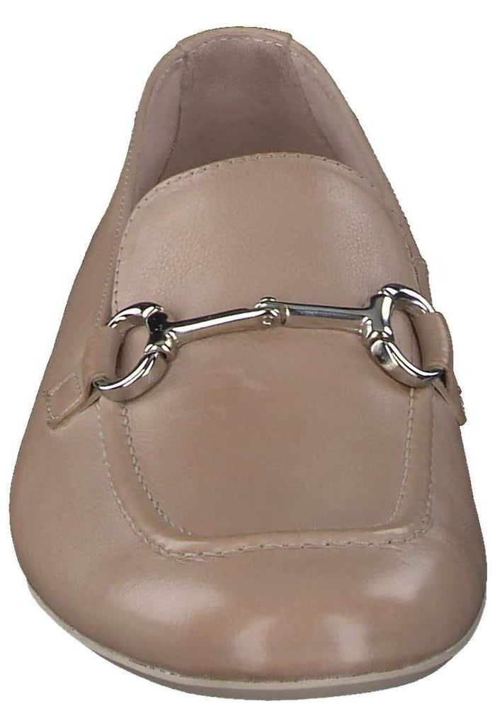 Paul Green Slipper Glattleder Hellbraun