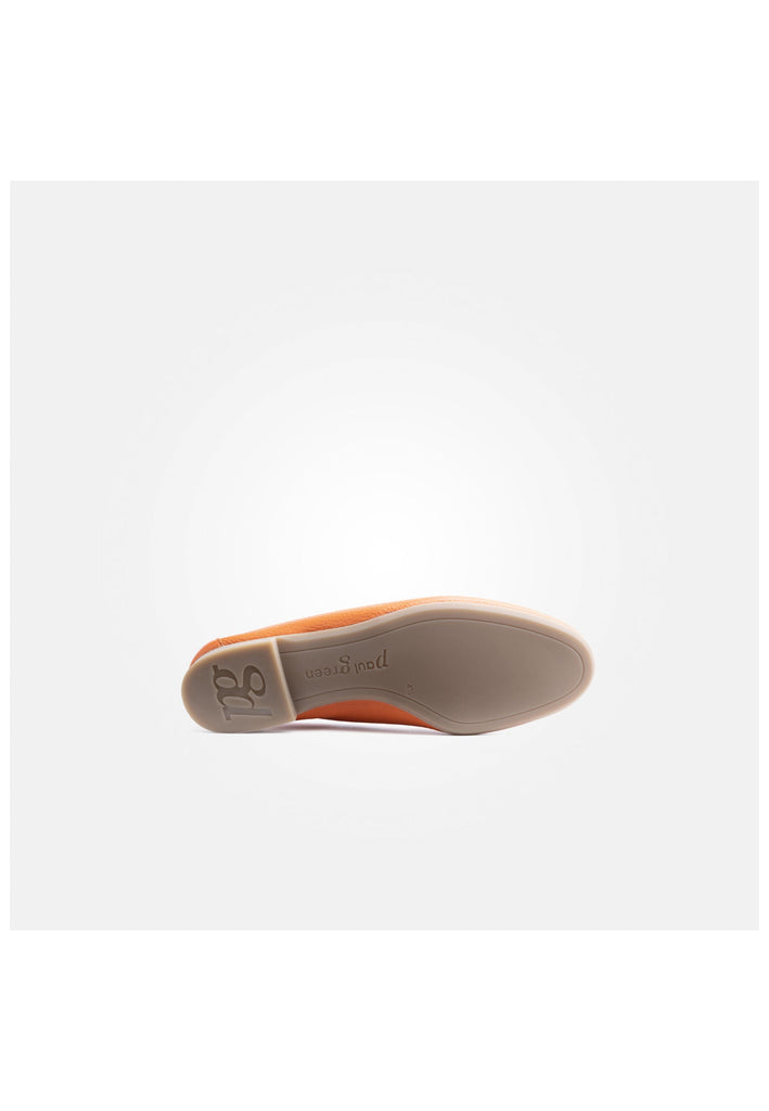 Paul Green Slipper Glattleder Orange