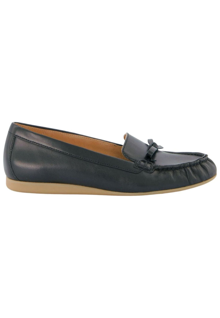 Paul Green Slipper Glattleder Schwarz