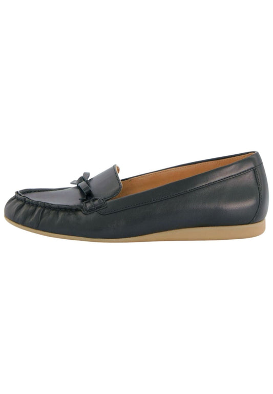 Paul Green Slipper Glattleder Schwarz