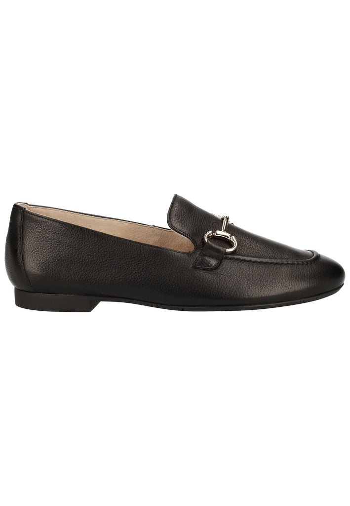 Paul Green Slipper Glattleder Schwarz