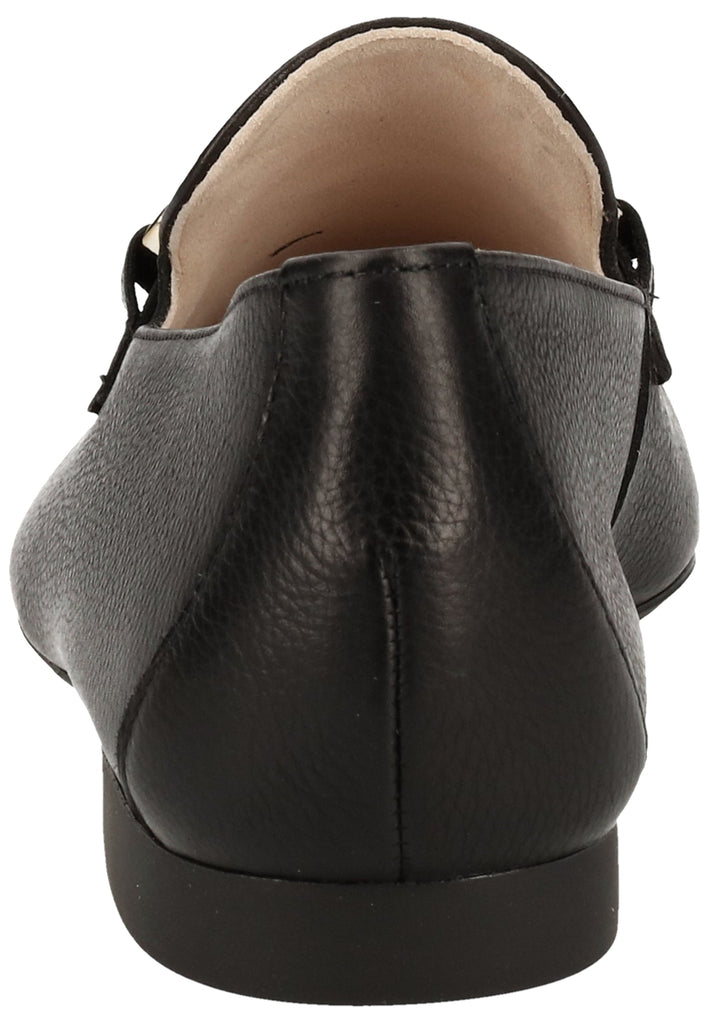 Paul Green Slipper Glattleder Schwarz