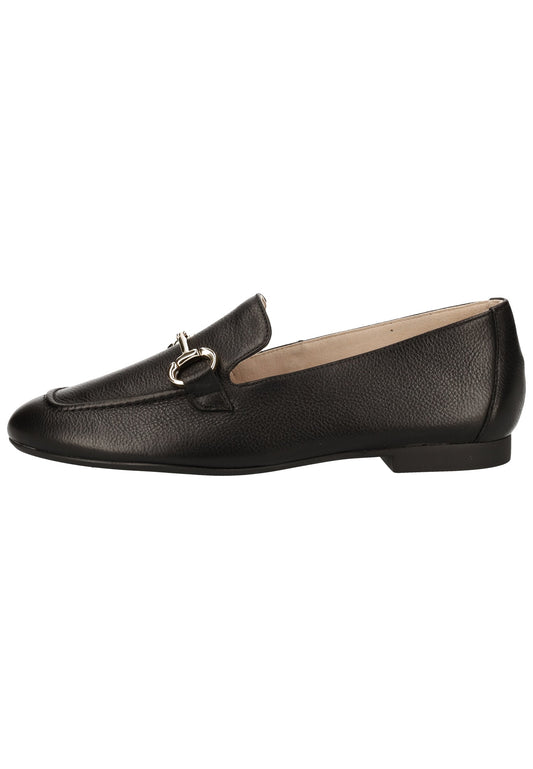 Paul Green Slipper Glattleder Schwarz