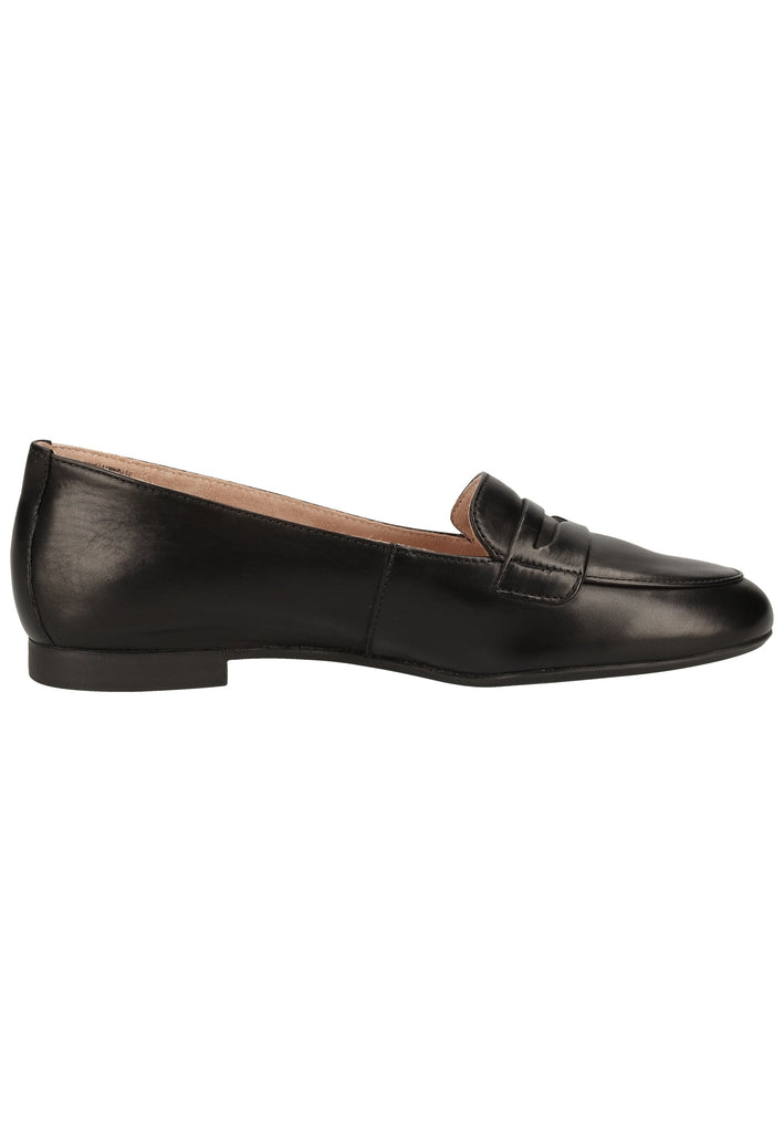 Paul Green Slipper Glattleder Schwarz