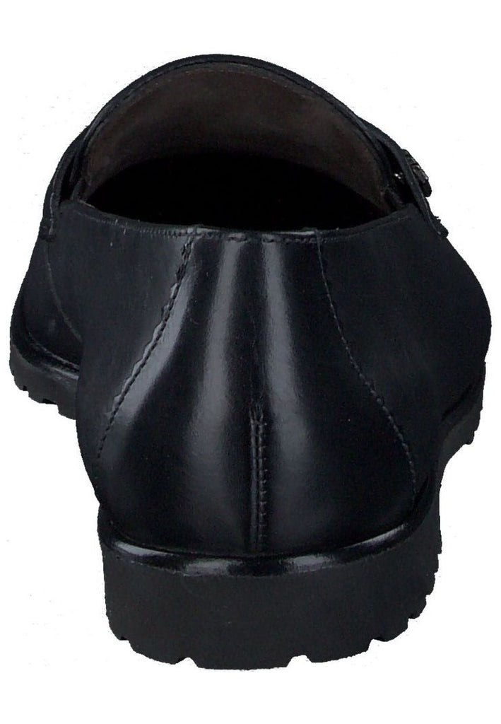 Paul Green Slipper Glattleder Schwarz