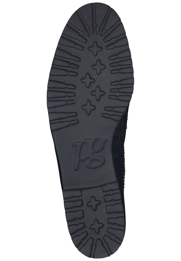 Paul Green Slipper Glattleder Schwarz