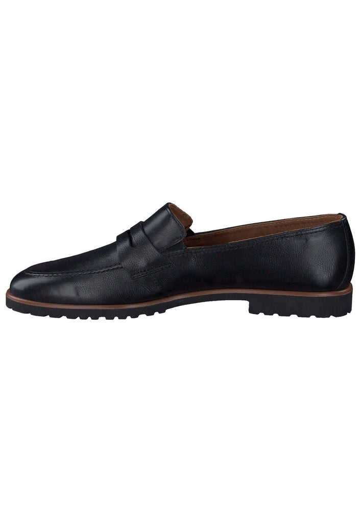 Paul Green Slipper Glattleder Schwarz