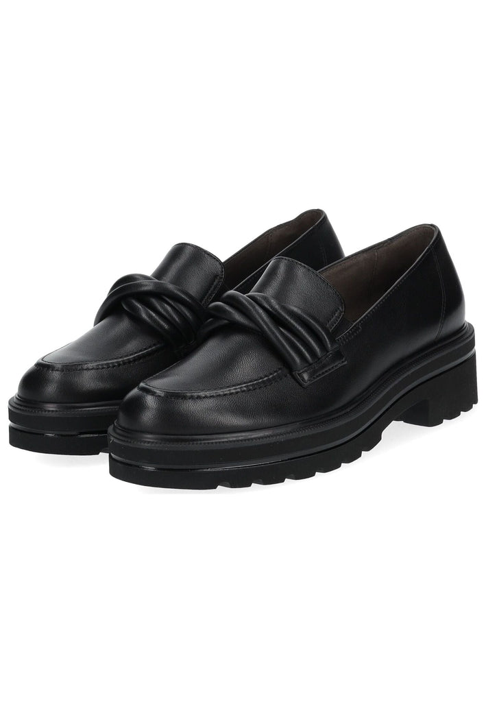 Paul Green Slipper Glattleder Schwarz