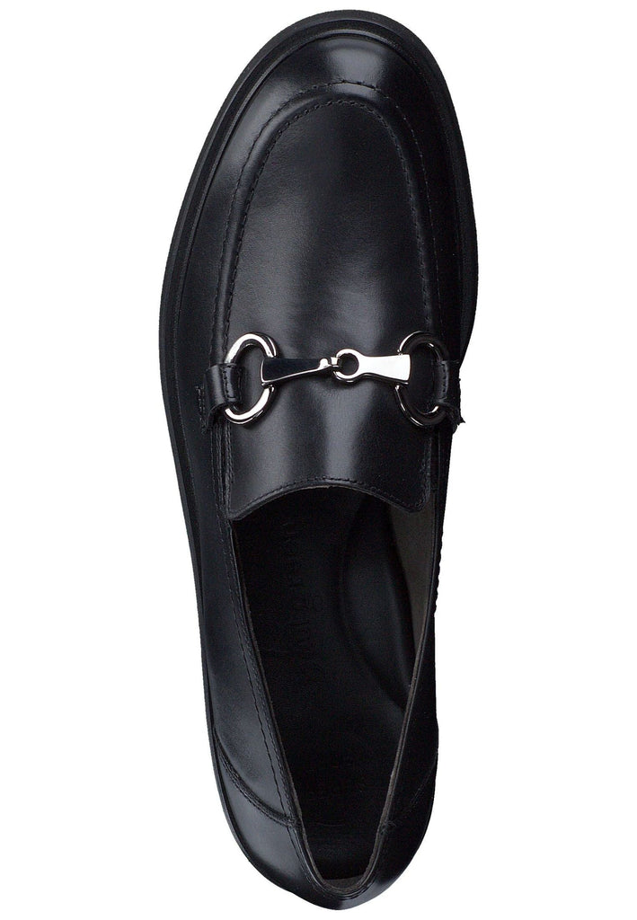 Paul Green Slipper Glattleder Schwarz