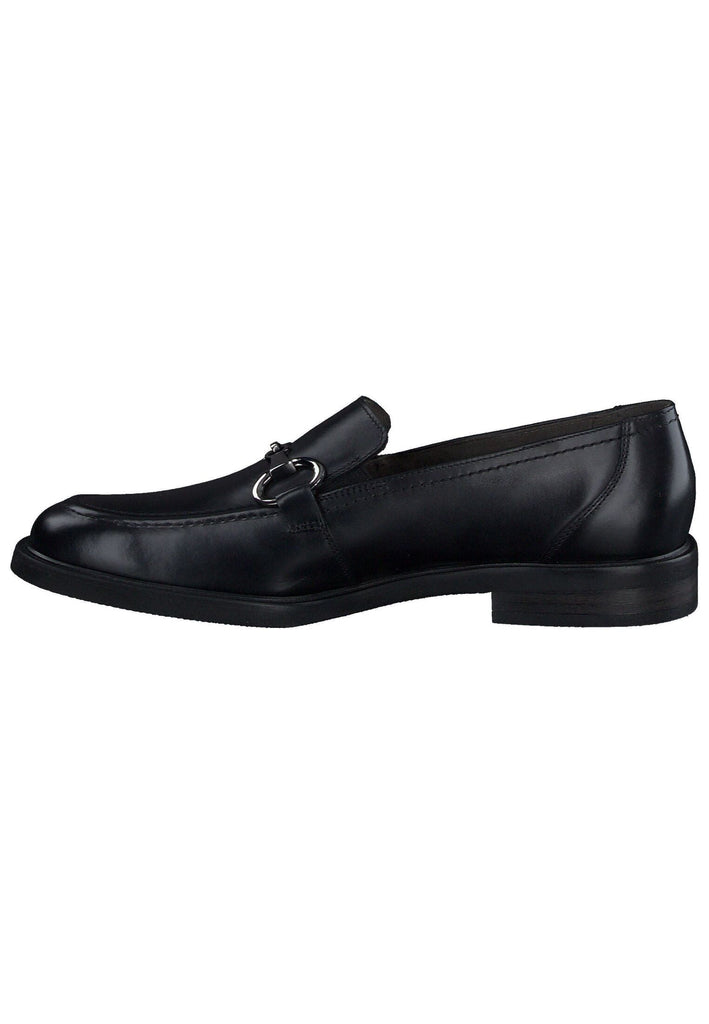 Paul Green Slipper Glattleder Schwarz