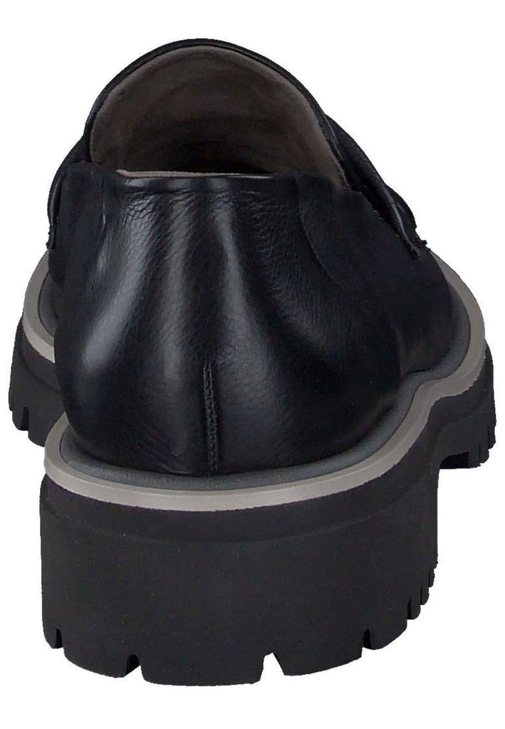 Paul Green Slipper Glattleder Schwarz