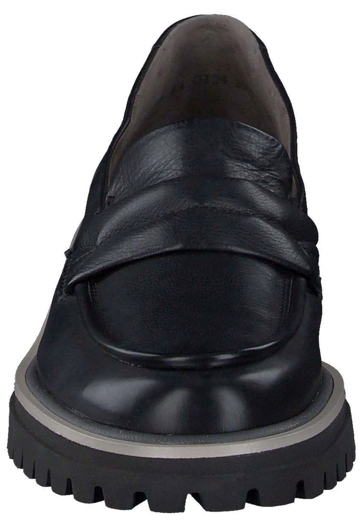 Paul Green Slipper Glattleder Schwarz