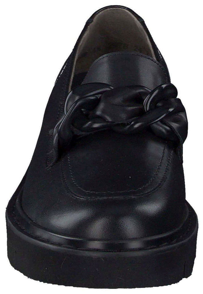 Paul Green Slipper Glattleder Schwarz