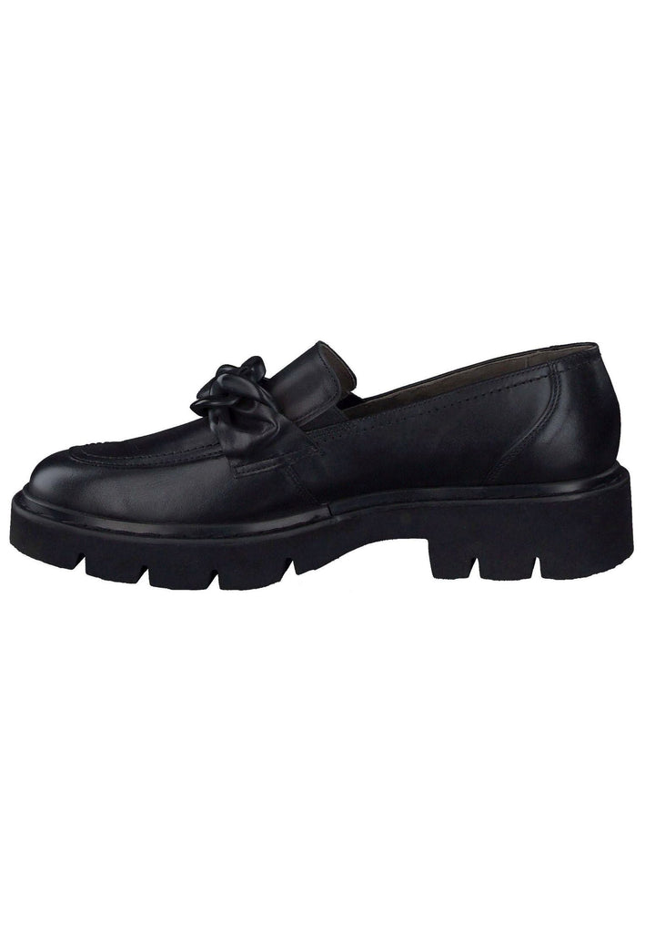 Paul Green Slipper Glattleder Schwarz