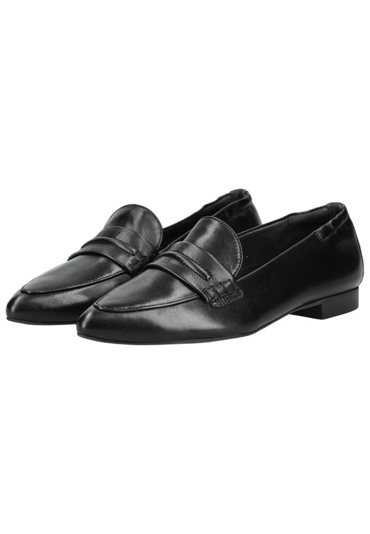 Paul Green Slipper Glattleder Schwarz