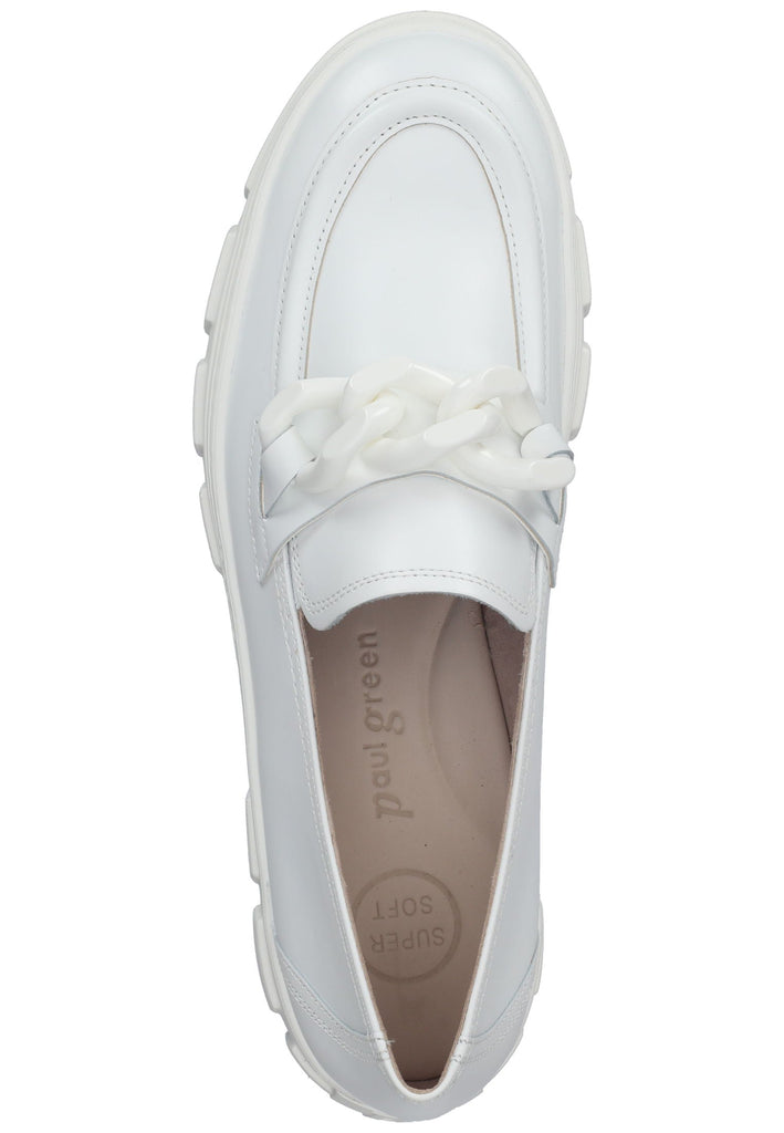 Paul Green Slipper Glattleder Weiß