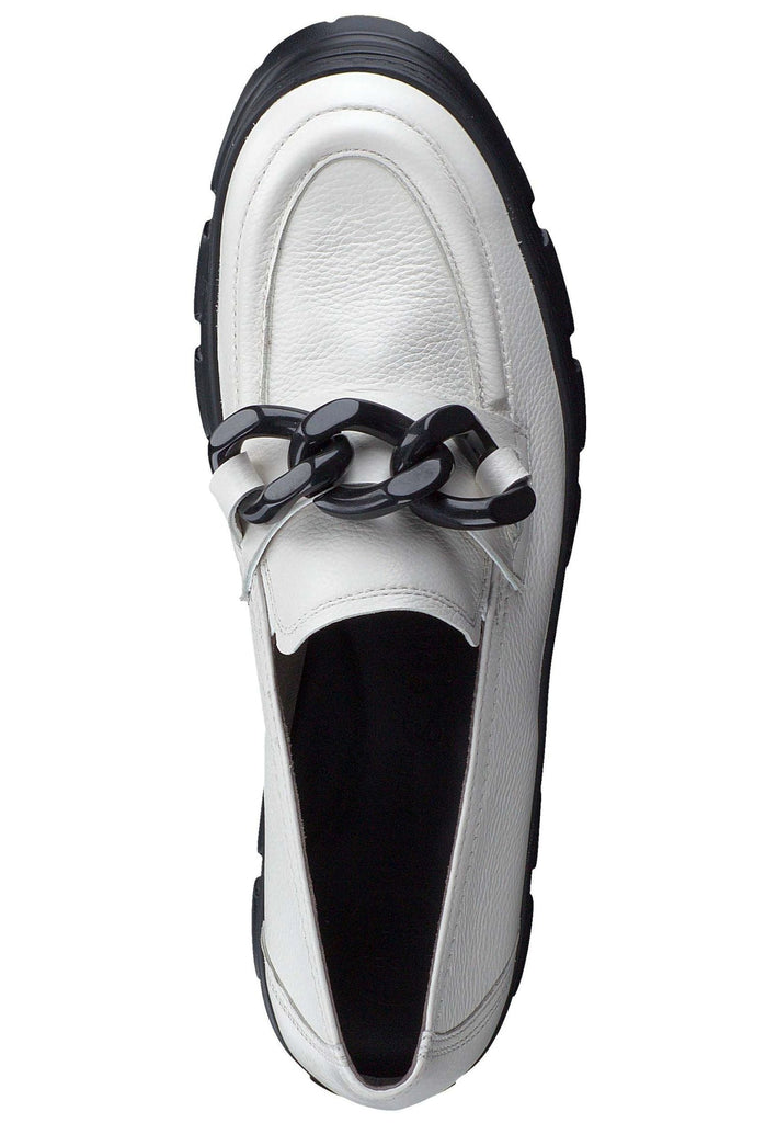 Paul Green Slipper Glattleder Weiß