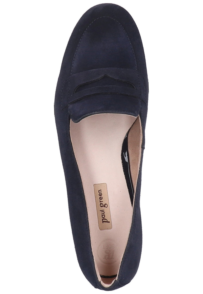 Paul Green Slipper Leder Blau