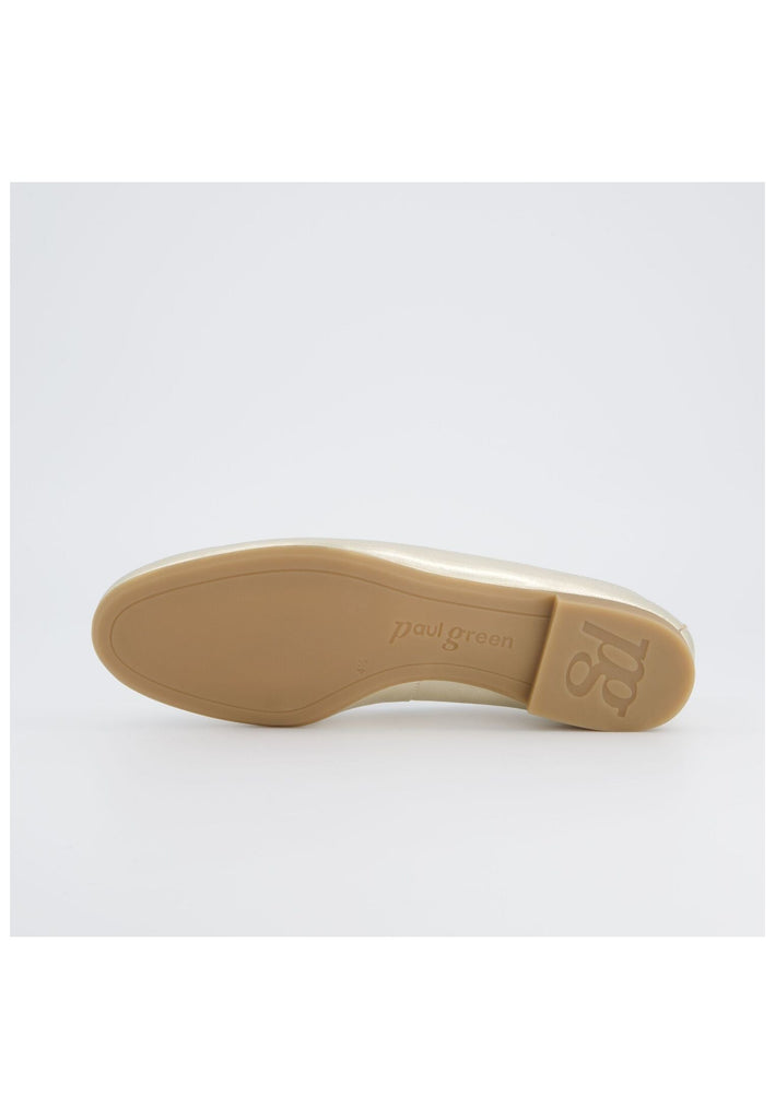 Paul Green Slipper Leder Platin