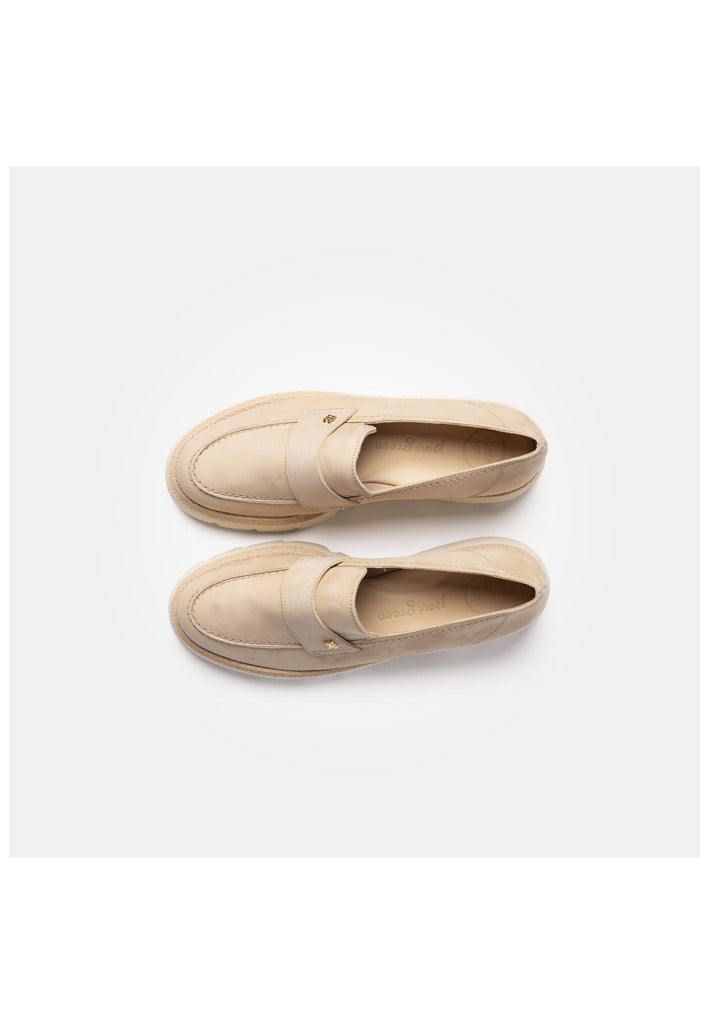 Paul Green Slipper Nubukleder Beige