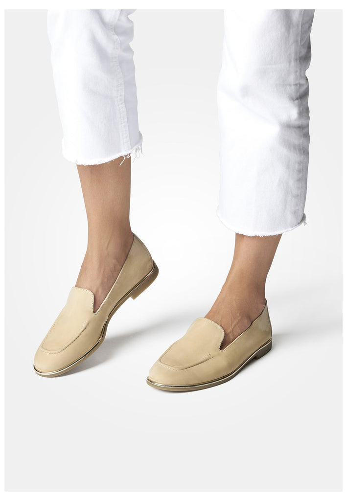 Paul Green Slipper Nubukleder Beige