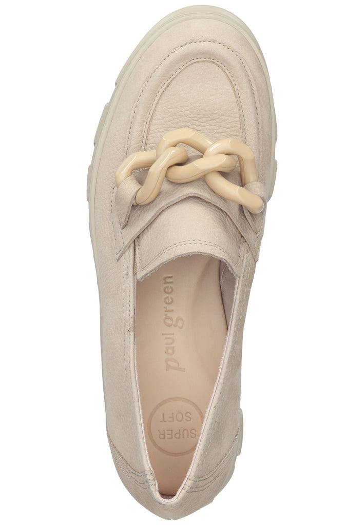 Paul Green Slipper Nubukleder Beige