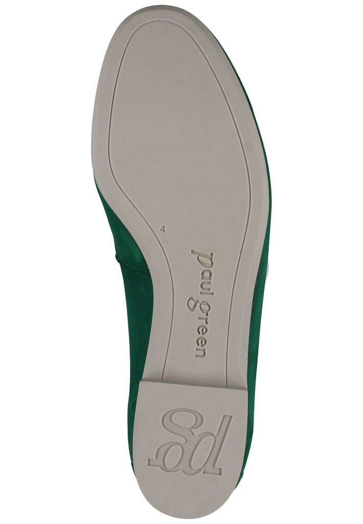 Paul Green Slipper Nubukleder Grün