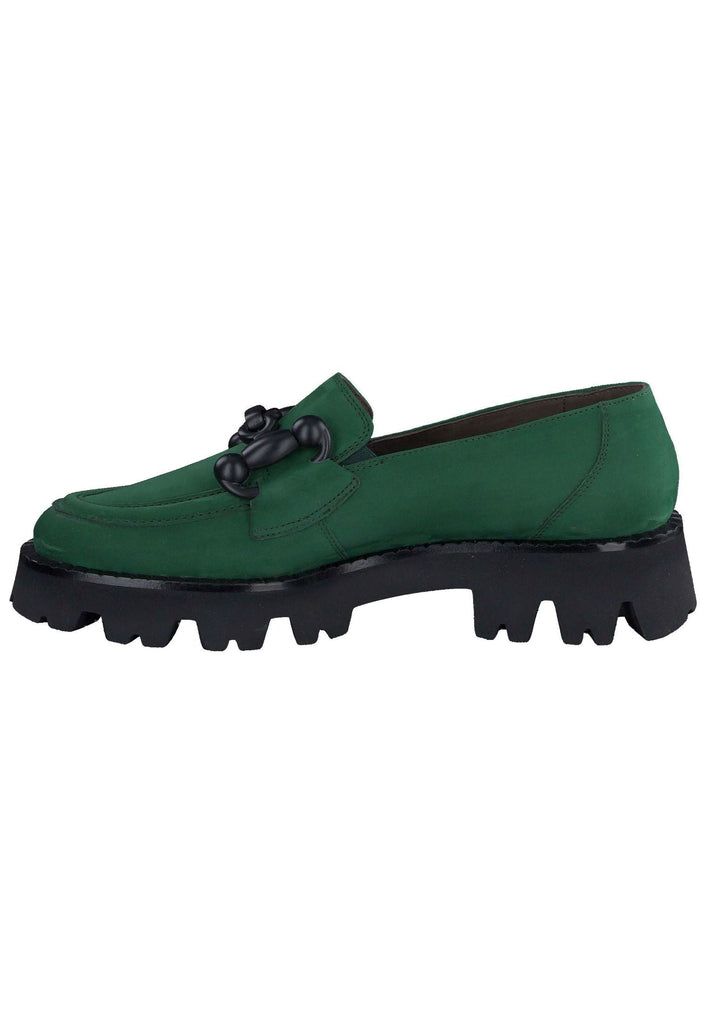 Paul Green Slipper Nubukleder Grün