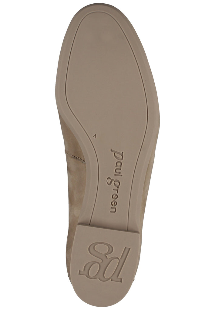 Paul Green Slipper Nubukleder Hellbraun