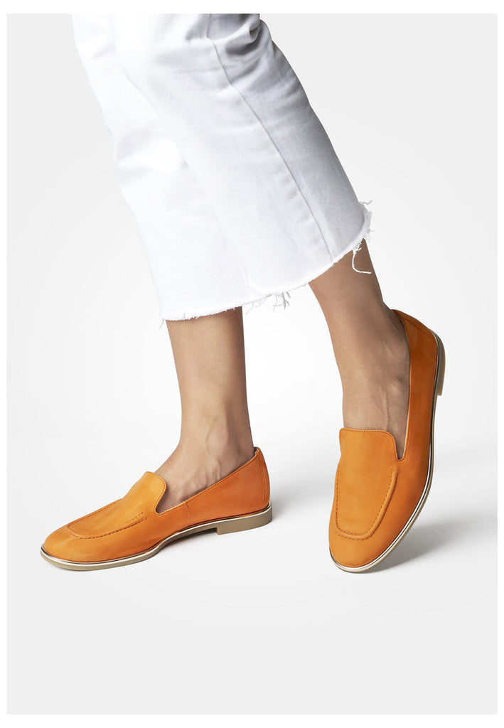 Paul Green Slipper Nubukleder Orange
