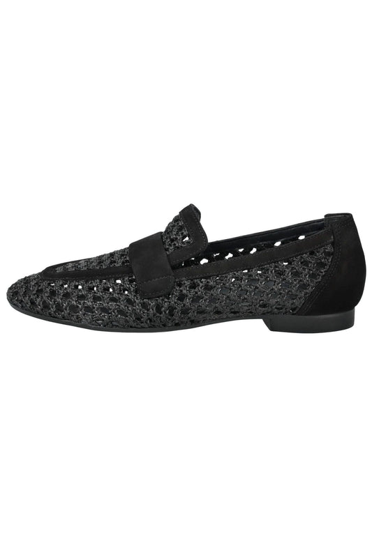 Paul Green Slipper Nubukleder Schwarz