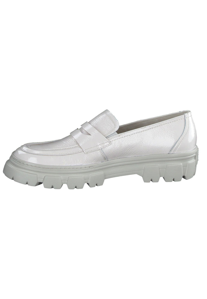 Slipper Paul Green Slipper Leder Weiß Lack