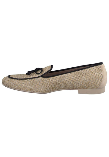 Paul Green Slipper Textil Braun/Schwarz