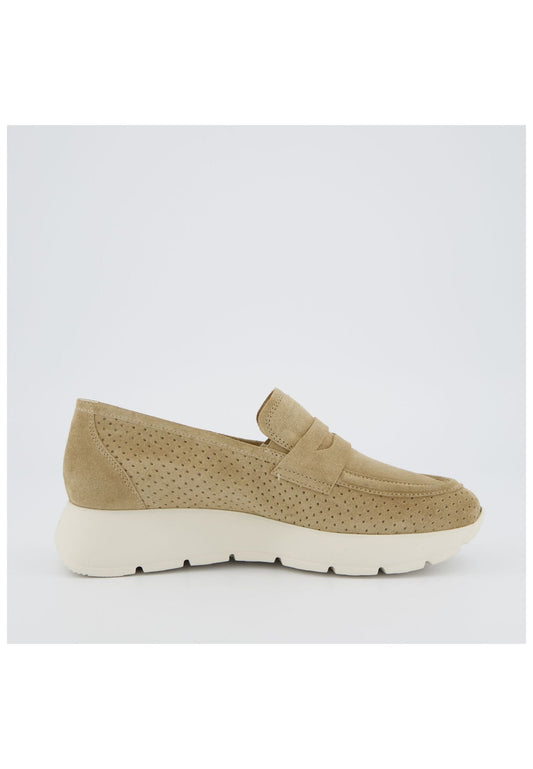 Paul Green Slipper Veloursleder Beige