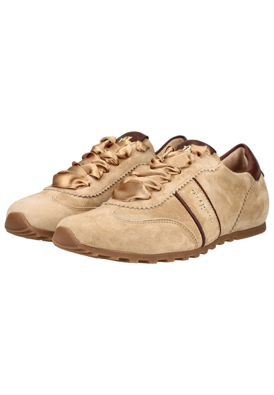 Paul Green Slipper Veloursleder Beige