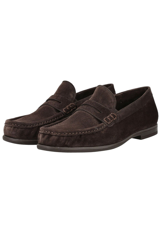 Paul Green Slipper Veloursleder Mocca